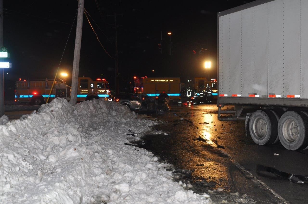 Car tractor trailer fatal crash 1-23-2022